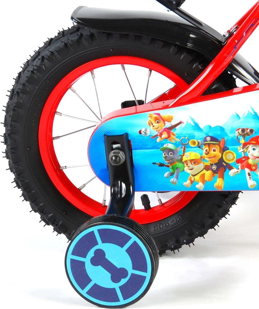Volare Paw Patrol Kinderfiets - Jongens - 12 Inch - Rood/Blauw 8 Volare Paw Patrol Kinderfiets - Jongens - 12 Inch - Rood/Blauw - Afbeelding 8