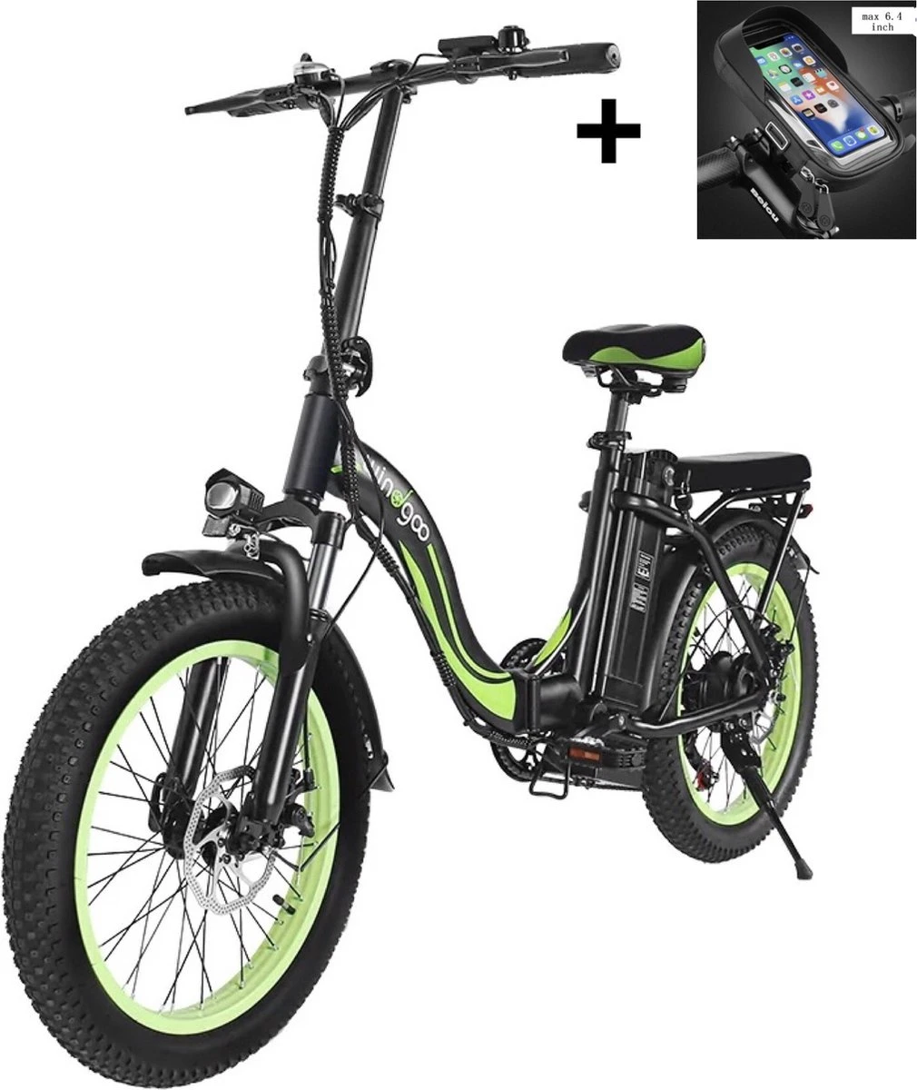 Merkloos Windgoo E20 Urban- Elektrische Fiets - E-bike - 20Inch - 12.5Ah - APP - Fat Tire - 7 Speed Shimano 9 Merkloos Windgoo E20 Urban- Elektrische Fiets - E-bike - 20Inch - 12.5Ah - APP - Fat Tire - 7 Speed Shimano - Afbeelding 9