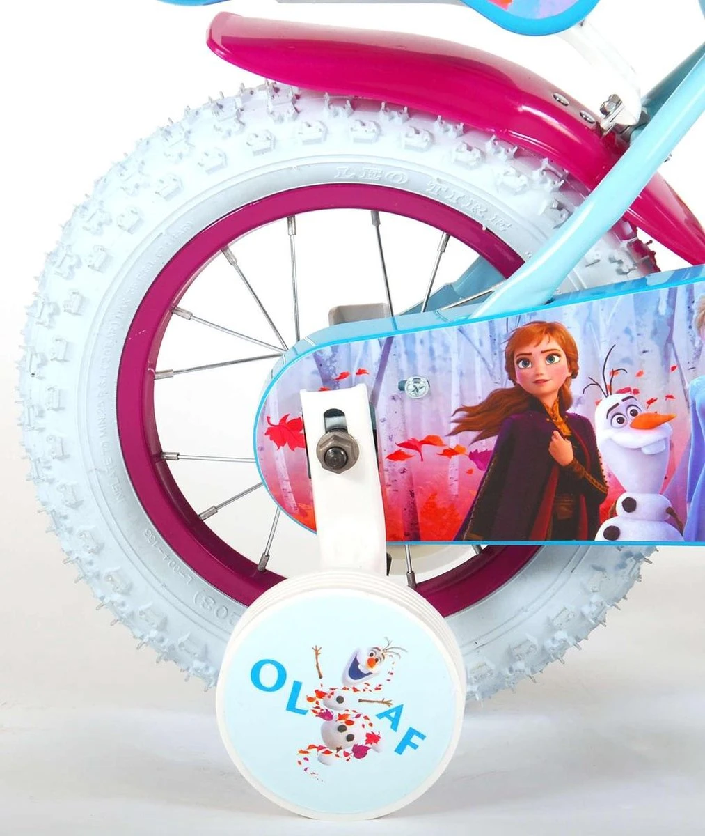 Volare Disney Frozen 2 Kinderfiets - Meisjes - 12 Inch - Blauw/Paars 12 Volare Disney Frozen 2 Kinderfiets - Meisjes - 12 Inch - Blauw/Paars - Afbeelding 12