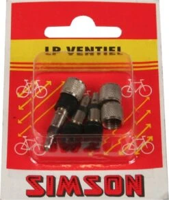 Simson Losse Fietsventiel Dunlop - Blitz - Hollands Met Stofkapje - 2 Stuks -Fietsuitrustings Winkel 1019x1200