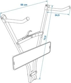 PROPLUS Pro Plus Fietsdrager - Trekhaak - Klick Fast II Met Kentekenplaathouder - Maximale Belasting 30 Kilo 12 PROPLUS Pro Plus Fietsdrager - Trekhaak - Klick Fast II Met Kentekenplaathouder - Maximale Belasting 30 Kilo -Fietsuitrustings Winkel 1021x1200 5