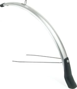 Eurofender Voorspatbord Snello 28 Inch 46 Mm Kunststof Zilver