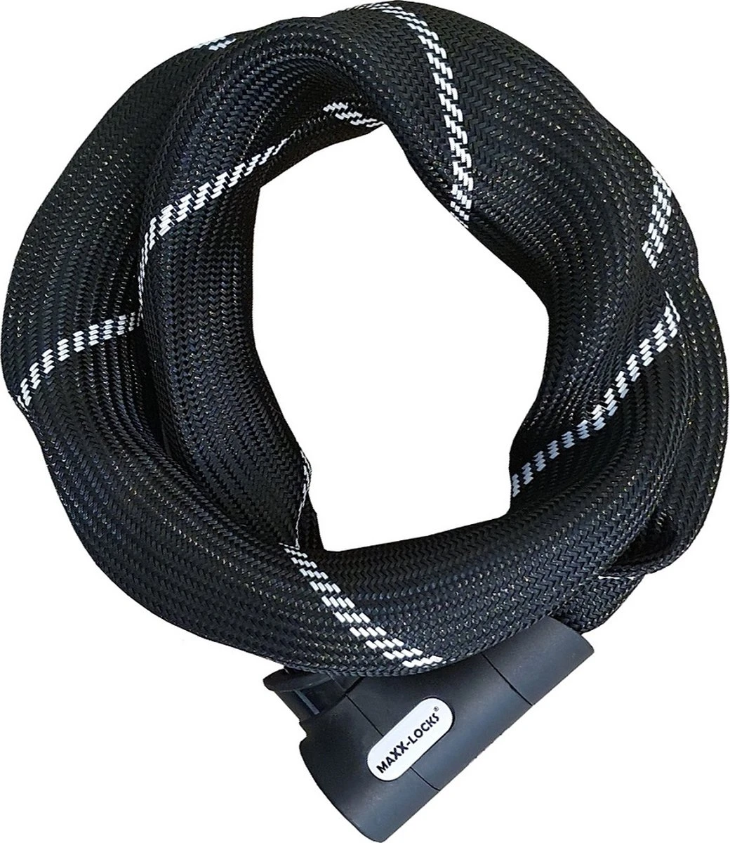 Maxx-Locks Twizel Fietsslot ART 2 | 140 Cm Kettingslot | Gehard Staal | Zwart | Slot E-Bike / Fiets 7 Maxx-Locks Twizel Fietsslot ART 2 | 140 Cm Kettingslot | Gehard Staal | Zwart | Slot E-Bike / Fiets - Afbeelding 7