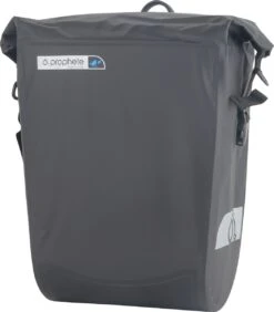 De HikeMeister® Prophete Roll Top E Bike Luxe Waterdichte Enkele 19 Liter Fietstas – Zwart – Met Reflectie Veiligheid – 100% Waterdicht Met Schouderriem -Fietsuitrustings Winkel 1052x1200