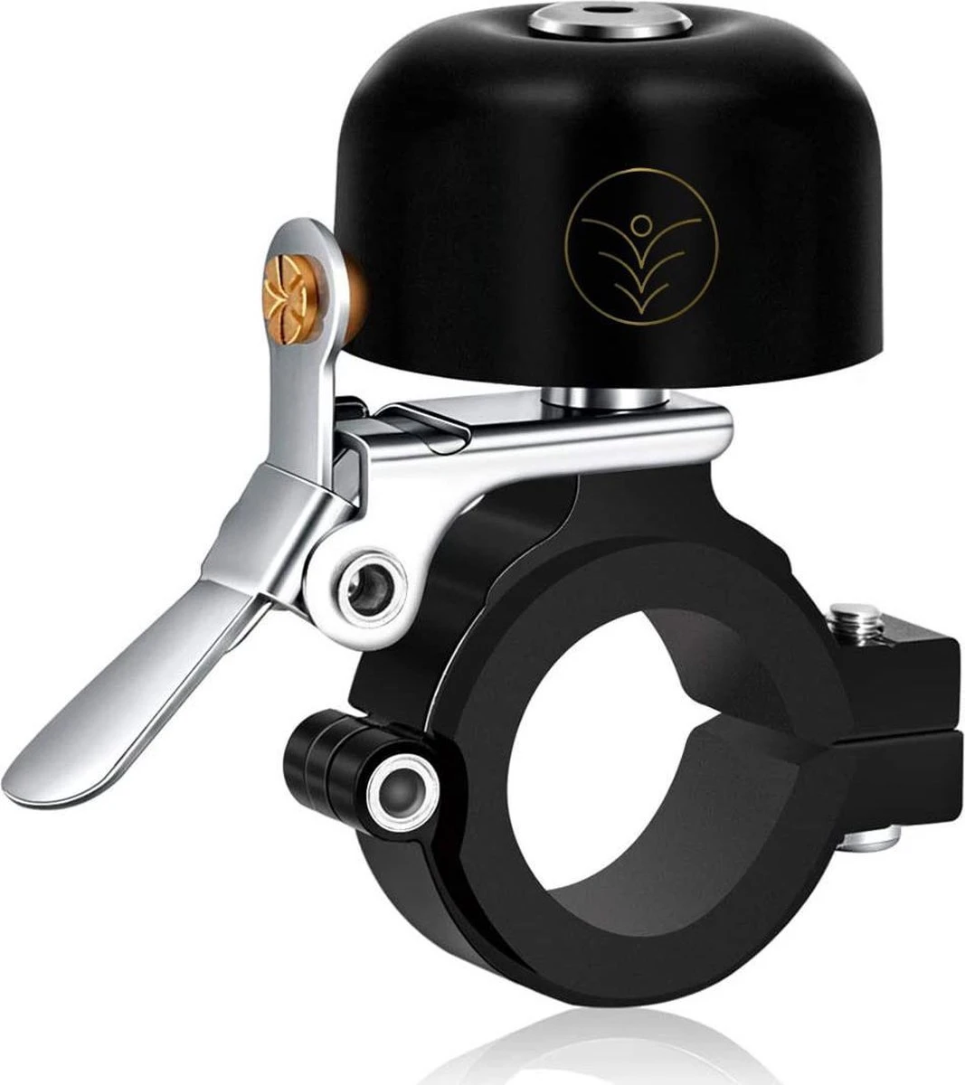 Fit Evolve® Premium Fietsbel - Messing - Fietsbel Racefiets - MTB - Zwart 1 Fit Evolve® Premium Fietsbel - Messing - Fietsbel Racefiets - MTB - Zwart