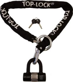 KETTINGSLOT TOP LOCK ART3 LOOP + U-BEUGEL Scooter & Brommer - 120CM