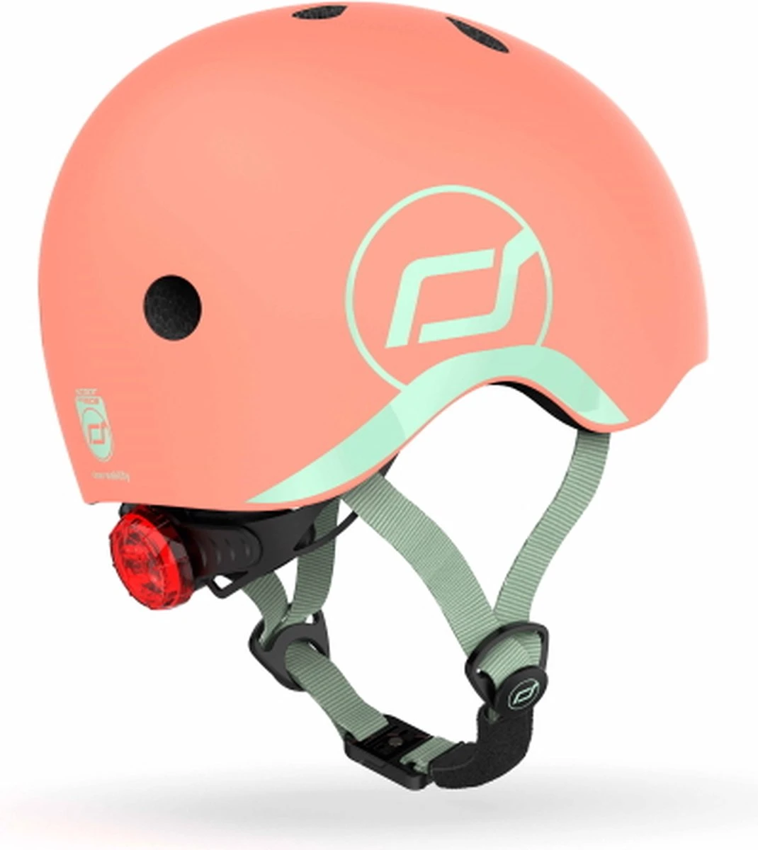 Scoot And Ride Peach Maat XXS-S Kinderhelm SR-96389 3 Scoot And Ride Peach Maat XXS-S Kinderhelm SR-96389 - Afbeelding 3