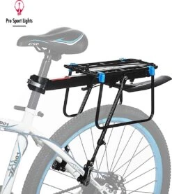 Mountainbike Bagagedrager En Spatbord - Fiets Rek Achter Met QR - Pro Sport Lights - MTB/ Racefiets Fietszadeldrager -Fietsuitrustings Winkel 1071x1200