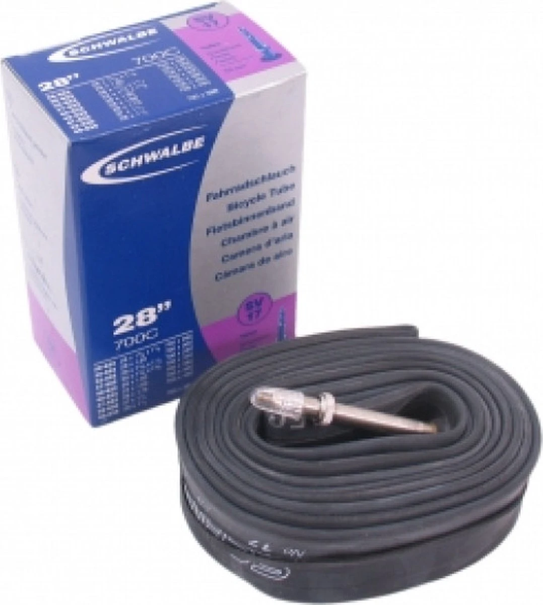 Schwalbe Binnenband - SV17 - 28 Inch X 1.10 - 1.75 - Frans Ventiel - 50mm 8 Schwalbe Binnenband - SV17 - 28 Inch X 1.10 - 1.75 - Frans Ventiel - 50mm - Afbeelding 8