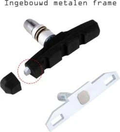 2 Set Universele Rubberen Fiets V Remblokken Set - 2 Paar – 4Stuks – 70mm | Rubber Remblokjes | Fietsen Remblok | Remblokkenset | Remblokset Geschikt Voor Mountainbike, Stadsfiets, Vouwfiets En Tourfiets -Fietsuitrustings Winkel 1089x1200