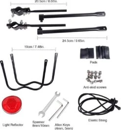 Merkloos Bagagedrager Fiets - Bagagerek Met Zadelpenbevestiging - Aluminium - Zwart - Geschikt Voor Mountainbike & Racefiets 13 Merkloos Bagagedrager Fiets - Bagagerek Met Zadelpenbevestiging - Aluminium - Zwart - Geschikt Voor Mountainbike & Racefiets -Fietsuitrustings Winkel 1111x1200