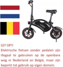 Windgoo B3 Mini-scooter - Opvouwbare Fiets - Zwart 11 Windgoo B3 Mini-scooter - Opvouwbare Fiets - Zwart -Fietsuitrustings Winkel 1113x1200 4