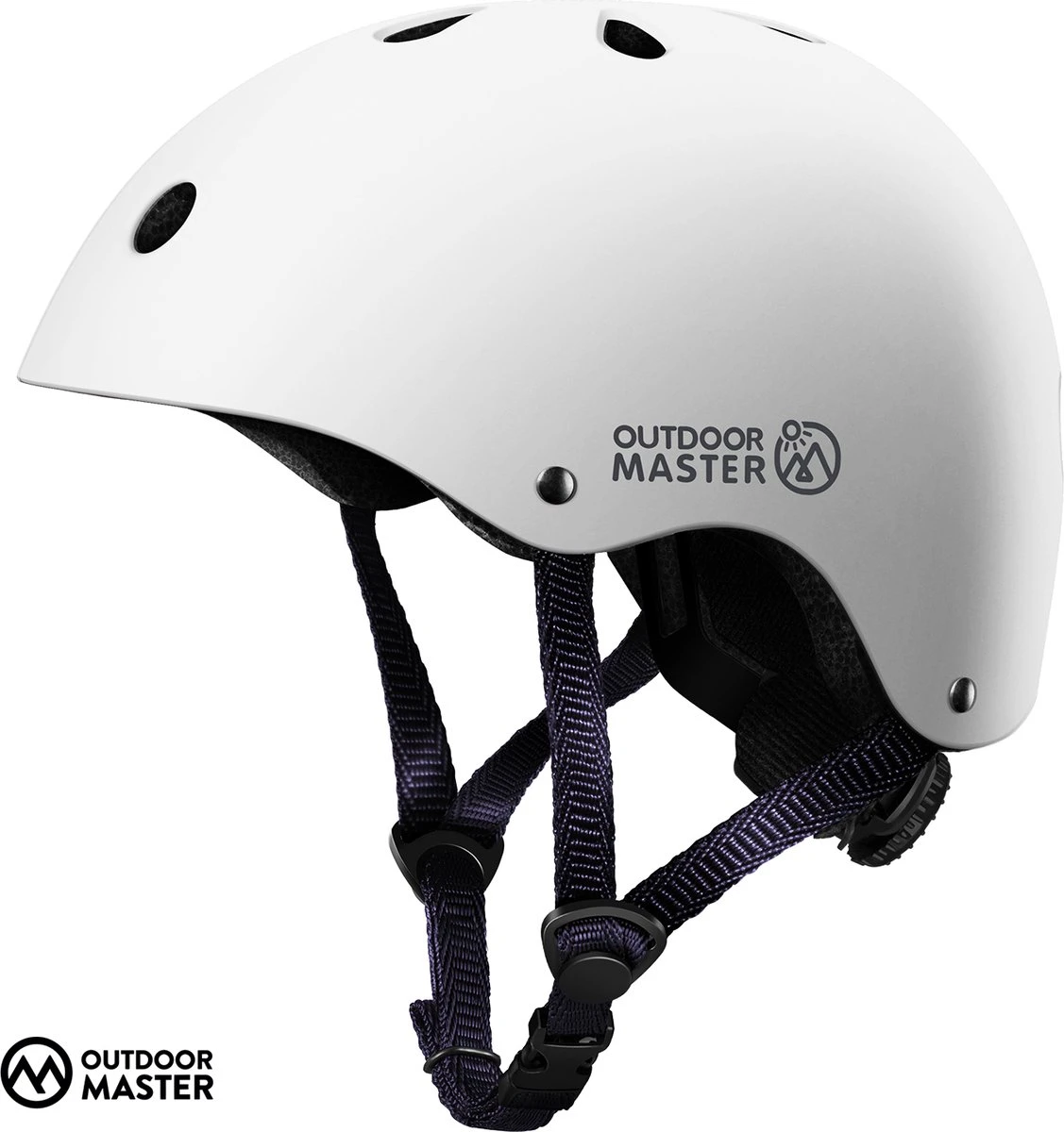 OutdoorMaster Helm Voor Kinderen – Fietselm Kinderen – SkateHelm Kindren – Sporthelm – Jongens – Meisjes – Wit – Maat M (52-56) 2 OutdoorMaster Helm Voor Kinderen – Fietselm Kinderen – SkateHelm Kindren – Sporthelm – Jongens – Meisjes – Wit – Maat M (52-56) - Afbeelding 2