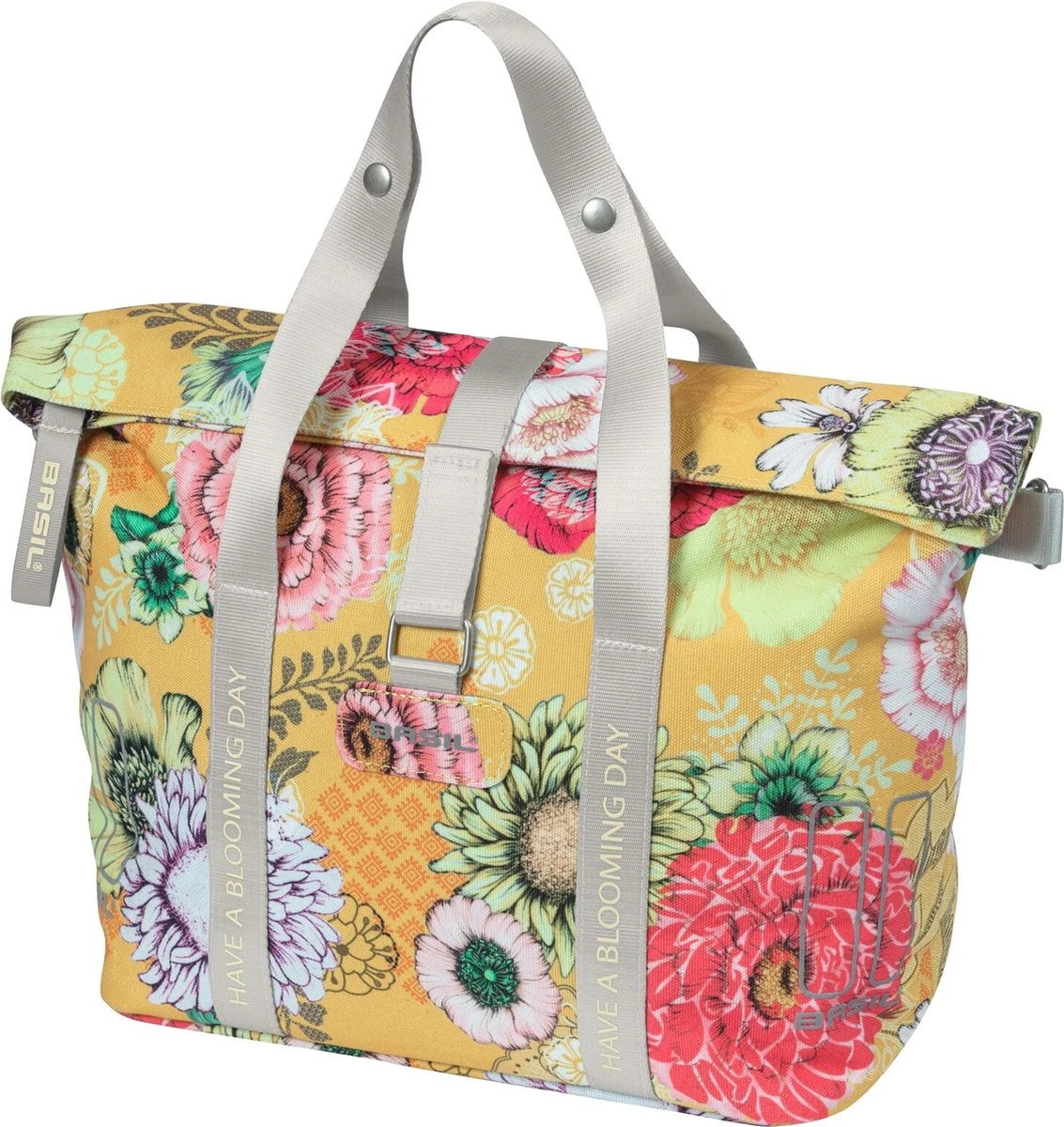 Basil Bloom Field Fietshandtas - Voorop En Achterop - 8-11 Liter- Geel 7 Basil Bloom Field Fietshandtas - Voorop En Achterop - 8-11 Liter- Geel - Afbeelding 7