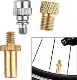 Set Van 3 Stuks Verloopnippel - Fietsventiel - Geschikt Voor Frans Ventiel En Autoventiel -Fietsuitrustings Winkel 1146x1200