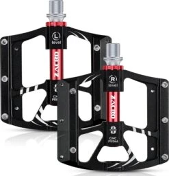 Zacro Mountainbike Pedalen - Aluminium Antislip Duurzame Fietspedalen - Ultrasterk Kleurrijk - CNC Gefreesd 3 Lager Anodiserende Fietspedalen - Voor BMX/MTB Racefiets 9/16"