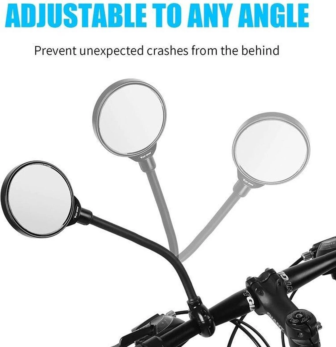 Merkloos 1 Stuk Fiets Achteruitkijkspiegel Groothoek Bolle Spiegel Mountainbike Veiligheid Spiegel Handvat Zachte Pijp 8cm 9 Merkloos 1 Stuk Fiets Achteruitkijkspiegel Groothoek Bolle Spiegel Mountainbike Veiligheid Spiegel Handvat Zachte Pijp 8cm - Afbeelding 9