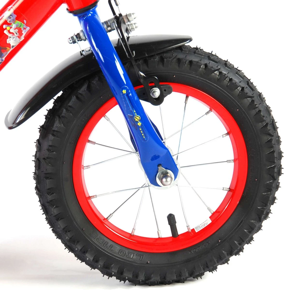 Volare Paw Patrol Kinderfiets - Jongens - 12 Inch - Rood/Blauw 14 Volare Paw Patrol Kinderfiets - Jongens - 12 Inch - Rood/Blauw - Afbeelding 14