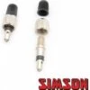 Simson Losse Fietsventiel Dunlop - Blitz - Hollands Met Stofkapje - 2 Stuks
