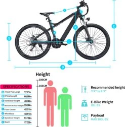 Elektrische Fiets Off-Road | E-Fietsen | Electric Mountain Bike | E-bike | 250W Motor | 26 Inch | Zwart BK7 9 Elektrische Fiets Off-Road | E-Fietsen | Electric Mountain Bike | E-bike | 250W Motor | 26 Inch | Zwart BK7 -Fietsuitrustings Winkel 1177x1200 8