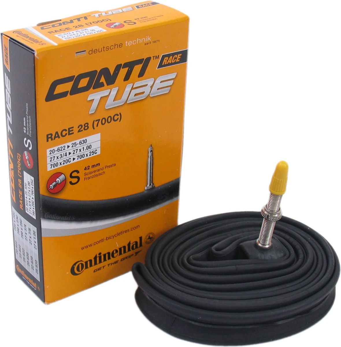 Continental Binnenband Race 28 Inch (20/25-622) Fv 42 Mm 10 Continental Binnenband Race 28 Inch (20/25-622) Fv 42 Mm - Afbeelding 10