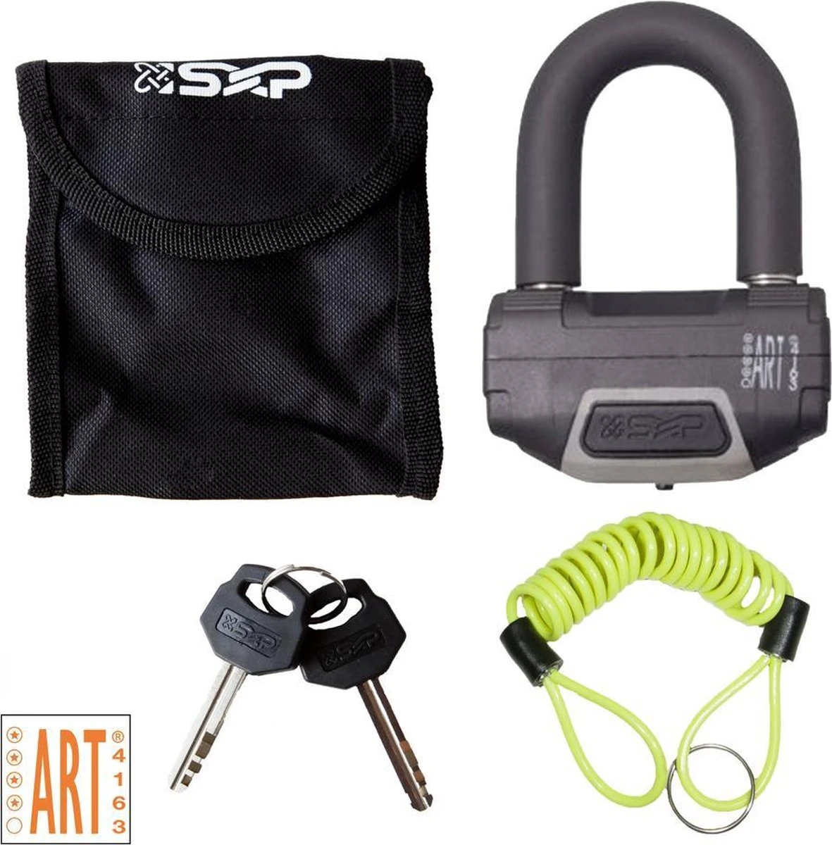 SXP Schijfremslot ART 4 - Zwart 1 SXP Schijfremslot ART 4 - Zwart