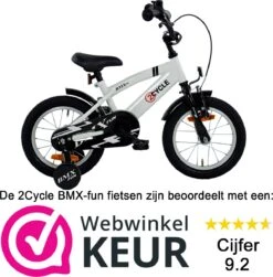 2Cycle BMX-Fun Kinderfiets - 14 Inch - Wit - Jongensfiets 10 2Cycle BMX-Fun Kinderfiets - 14 Inch - Wit - Jongensfiets -Fietsuitrustings Winkel 1182x1200 2