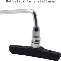 2 Set Universele Rubberen Fiets V Remblokken Set - 2 Paar – 4Stuks – 70mm | Rubber Remblokjes | Fietsen Remblok | Remblokkenset | Remblokset Geschikt Voor Mountainbike, Stadsfiets, Vouwfiets En Tourfiets -Fietsuitrustings Winkel 1193x1200