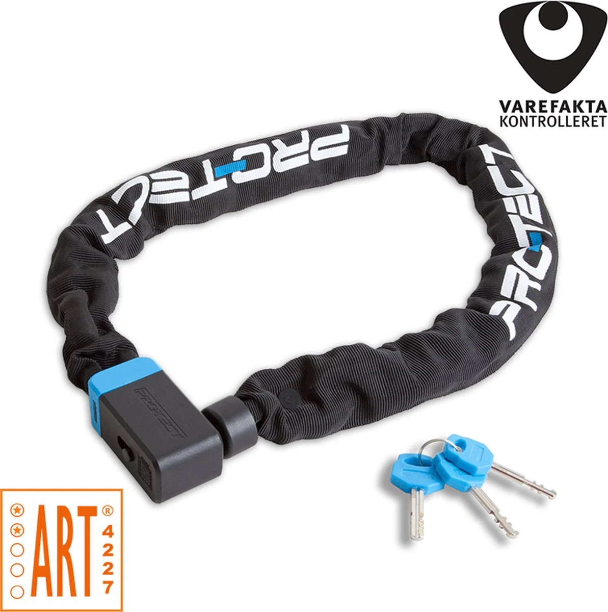 Pro-Tect Cubic ART2 Kettingslot | Premium Kwaliteit | 9mm X 120cm | Gehard Staal | 2550g | Fietsslot E-bike Slot Brommerslot 6 Pro-Tect Cubic ART2 Kettingslot | Premium Kwaliteit | 9mm X 120cm | Gehard Staal | 2550g | Fietsslot E-bike Slot Brommerslot - Afbeelding 6