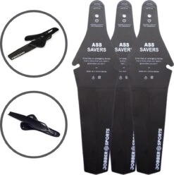 San Marco Jobber Sports - Spatbord Mountainbike - Ass Saver - 3x Achterspatbord