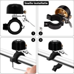 Fit Evolve® Premium Fietsbel - Messing - Fietsbel Racefiets - MTB - Zwart 9 Fit Evolve® Premium Fietsbel - Messing - Fietsbel Racefiets - MTB - Zwart -Fietsuitrustings Winkel 1197x1200 6