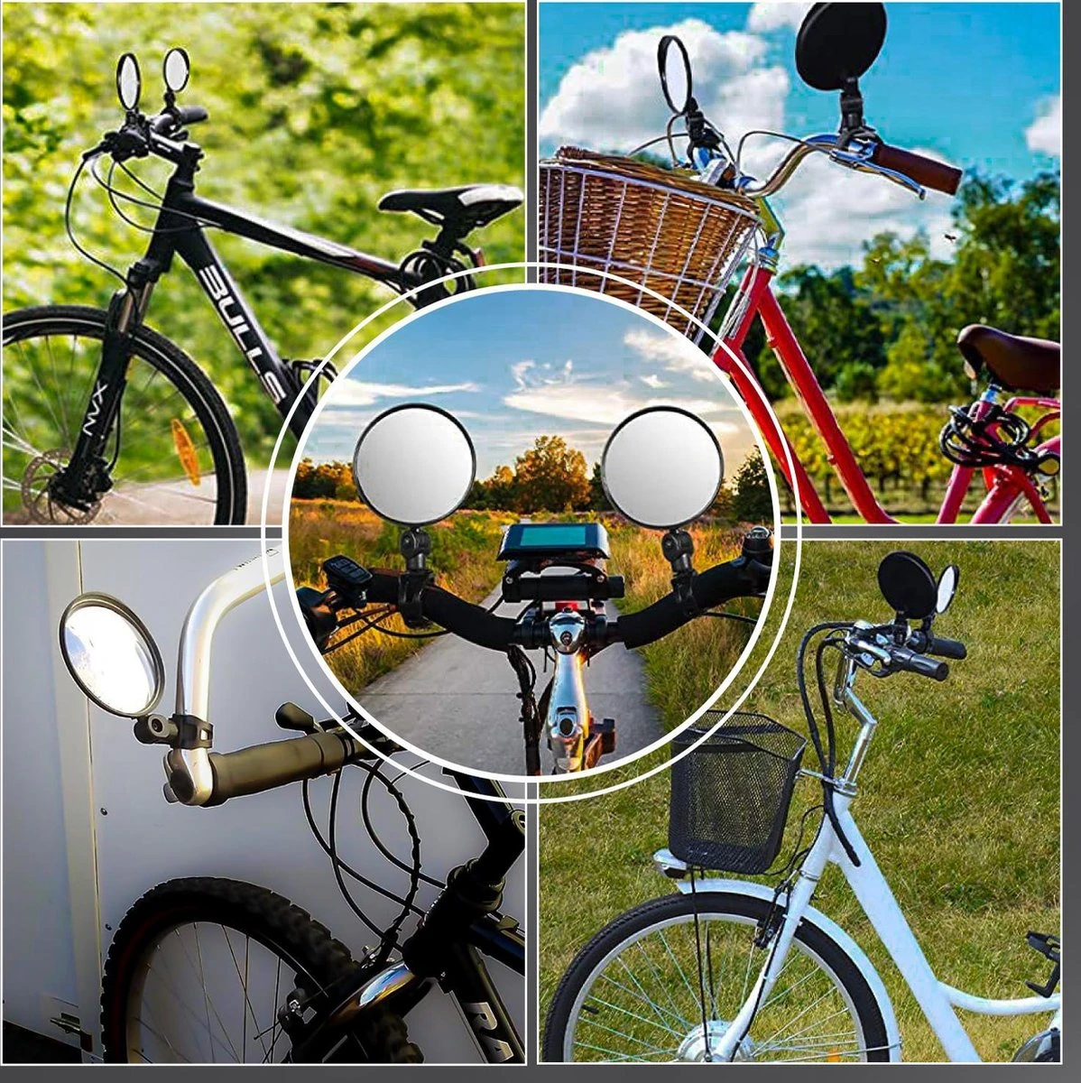 Fietsspiegel E Bike Achteruitkijkspiegel Mountainbike Accesoires - Wielrennen Motor Vespa Elektrische Fiets - Bartief® 5 Fietsspiegel E Bike Achteruitkijkspiegel Mountainbike Accesoires - Wielrennen Motor Vespa Elektrische Fiets - Bartief® - Afbeelding 5