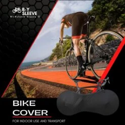 B-Y Sleeve Fietshoes T/m 29" - Fiets Beschermhoes - Racefiets Hoes - MTB - Bike Cover - Model: Black -Fietsuitrustings Winkel 1199x1200 5