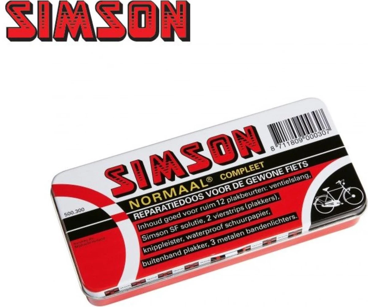 Simson Bandenreparatieset - Bandenplakset Compleet - Type Normaal T.b.v. Fiets - 7 Delig 15 Simson Bandenreparatieset - Bandenplakset Compleet - Type Normaal T.b.v. Fiets - 7 Delig - Afbeelding 15