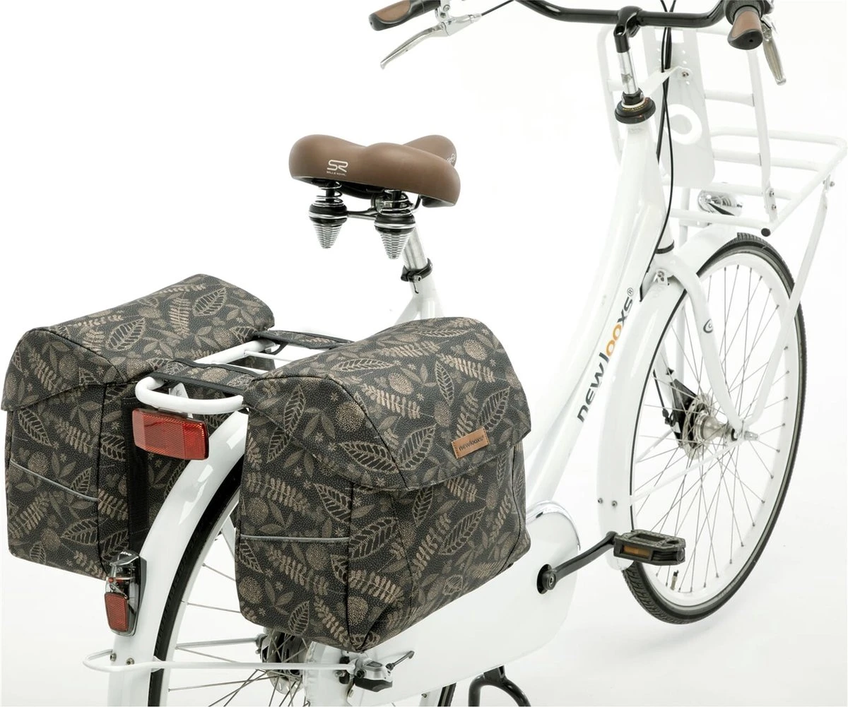 New Looxs Joli Double Nomi Dubbele Fietstas - 37 Liter - Zwart 10 New Looxs Joli Double Nomi Dubbele Fietstas - 37 Liter - Zwart - Afbeelding 10