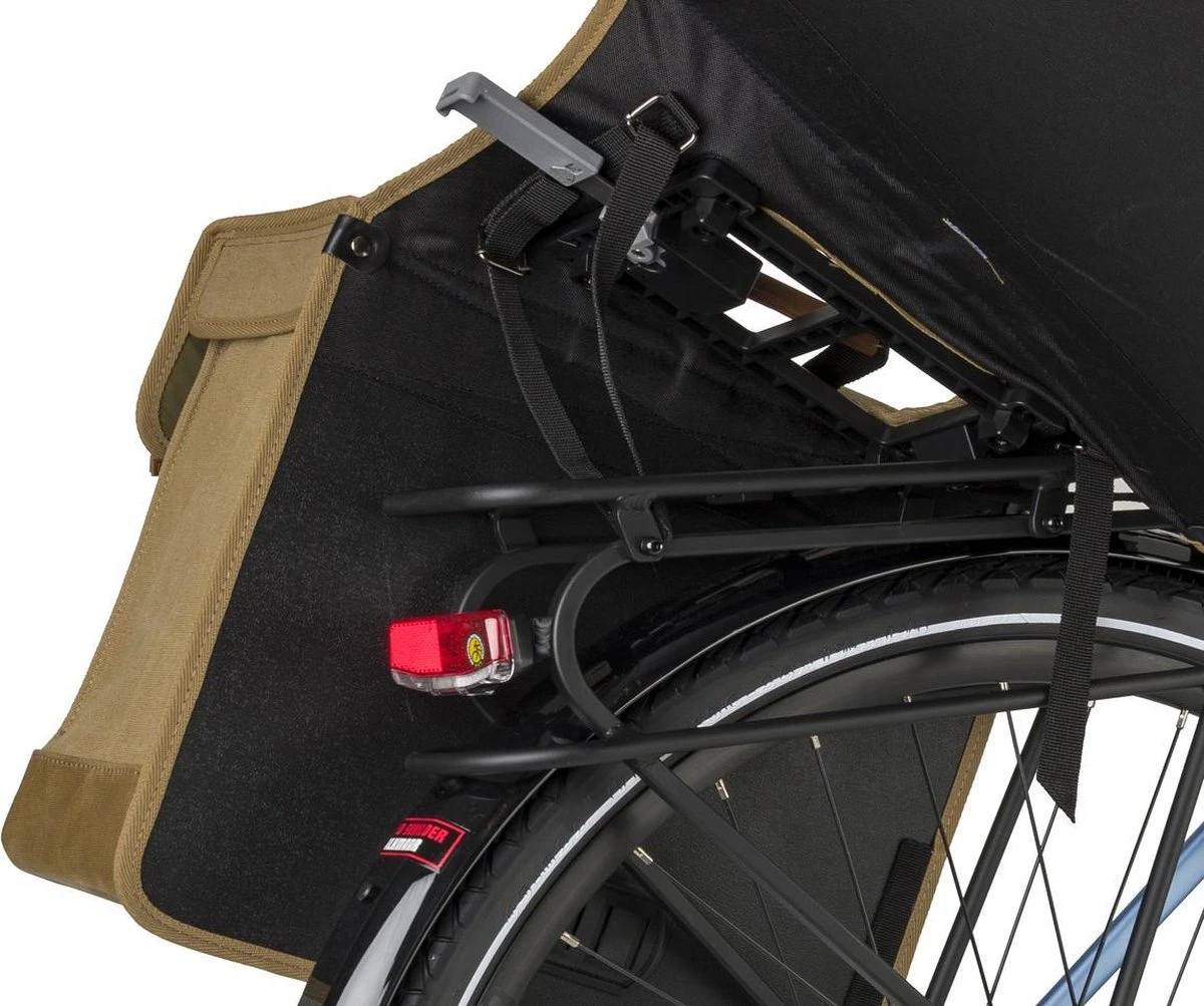 Fastrider Isas Dubbele Fietstas Lichtbruin - 33L 9 Fastrider Isas Dubbele Fietstas Lichtbruin - 33L - Afbeelding 9