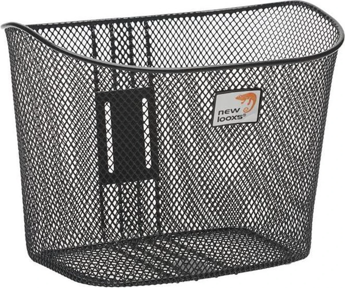 New Looxs Toscane RapidLock Fietsmand Stuur - 19 Liter - Staal - Zwart 2 New Looxs Toscane RapidLock Fietsmand Stuur - 19 Liter - Staal - Zwart - Afbeelding 2