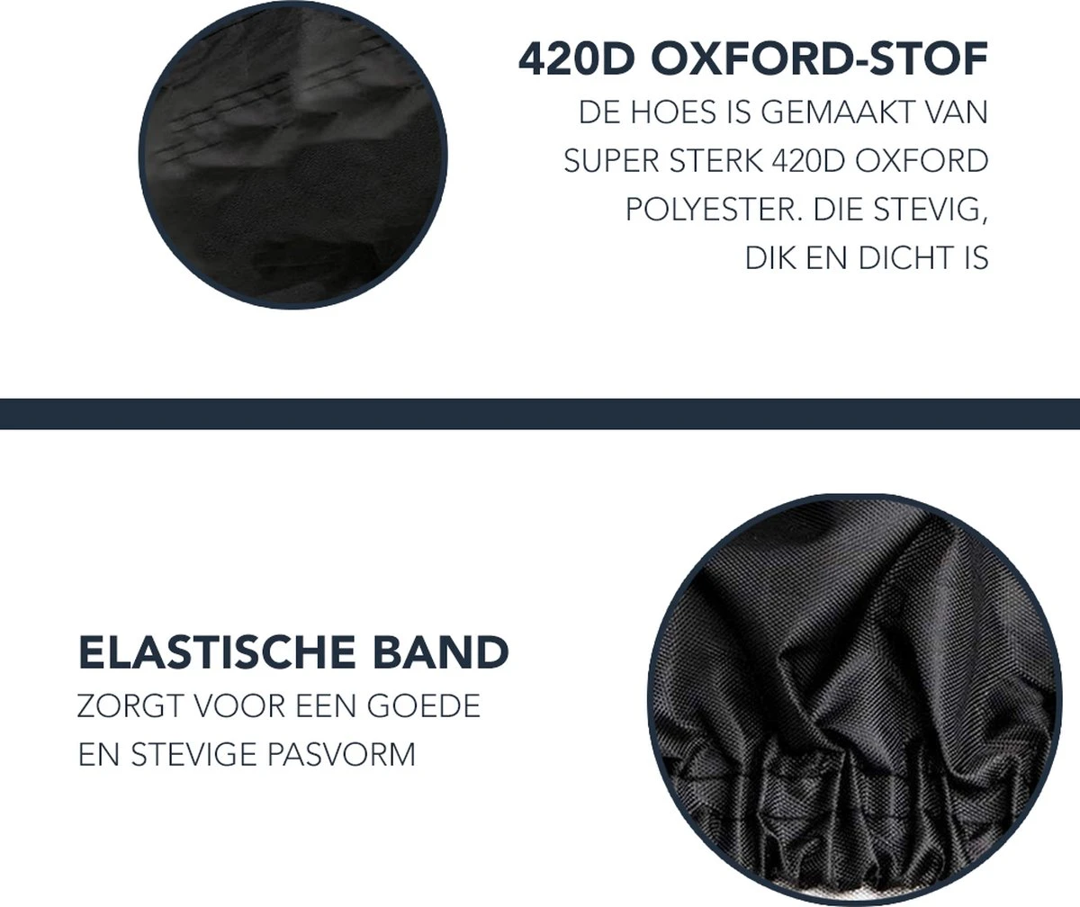 Achaté Fietshoes Universeel Voor Alle Fietsen En Scooters - Waterdicht 420D Oxford - Fiets Hoes Voor 1 Fiets - Incl. Opbergzak 9 Achaté Fietshoes Universeel Voor Alle Fietsen En Scooters - Waterdicht 420D Oxford - Fiets Hoes Voor 1 Fiets - Incl. Opbergzak - Afbeelding 9