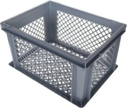 Benson Lastpak Fietskrat Kunststof Grijs - L40 X B30 X H22 Cm -Fietsuitrustings Winkel 1200x1018 3