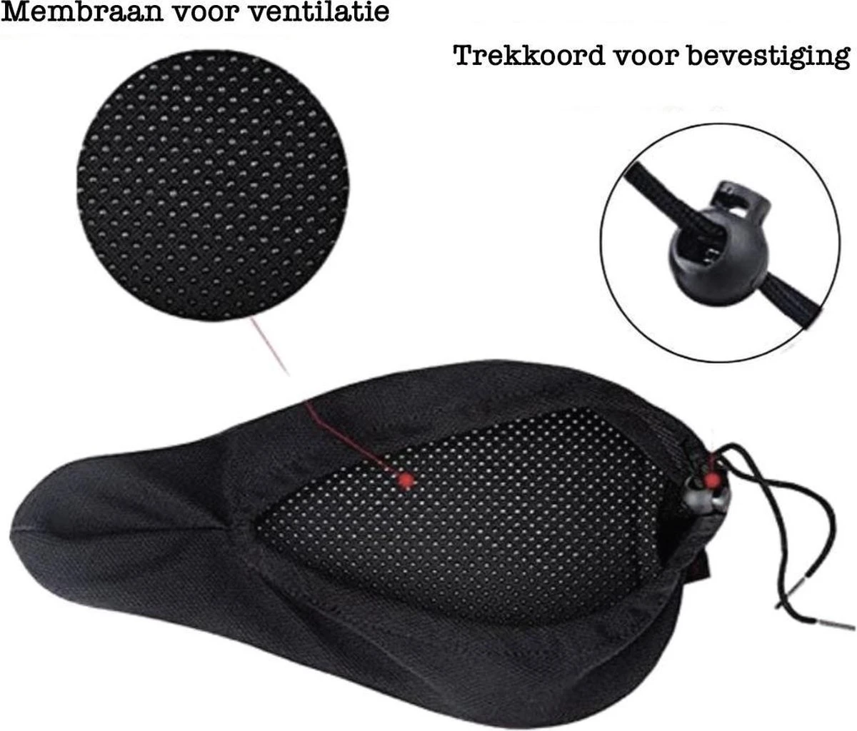VoordeelShop Fiets Zadelhoes Met Extra Zachte Gel En Gleuf Universeel - Gel Zadelhoes Voor Racefiets/mountainbike En Normale Fietsen - Comfortabel Fietsen - Fiets Accessoires 6 VoordeelShop Fiets Zadelhoes Met Extra Zachte Gel En Gleuf Universeel - Gel Zadelhoes Voor Racefiets/mountainbike En Normale Fietsen - Comfortabel Fietsen - Fiets Accessoires - Afbeelding 6