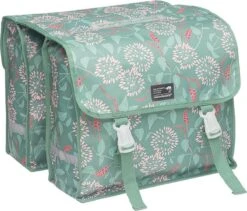 New Looxs Fiori Zarah Dubbele Fietstas - 30 Liter - Groen