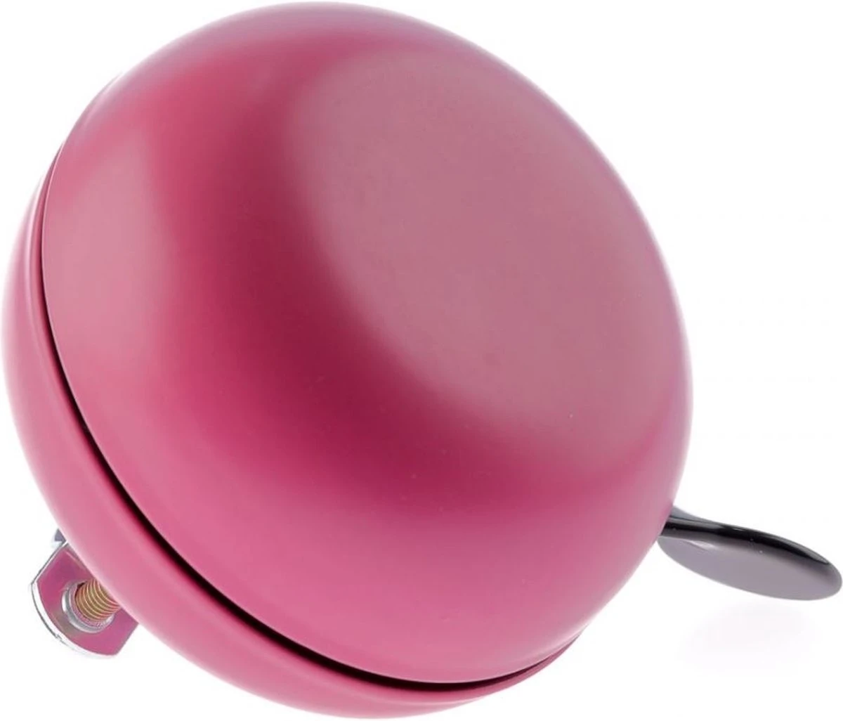 Fietsbel Ding-Dong NietVerkeerd ø80mm - Cabarnet Pink 1 Fietsbel Ding-Dong NietVerkeerd ø80mm - Cabarnet Pink