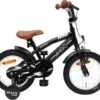 Amigo BMX Fun Jongensfiets - Kinderfiets 14 Inch - Matzwart