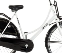 Amigo Eclypse Transportfiets 28 Inch - Omafiets Met Voordrager - Wit/Zwart 10 Amigo Eclypse Transportfiets 28 Inch - Omafiets Met Voordrager - Wit/Zwart -Fietsuitrustings Winkel 1200x1031 11