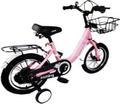 Kinderfiets -14 Inch Kinderfiets -vanaf 3-5 Jaar Jongens En Meisjes Fietsen -Terugtrap -Rem -Stabilisatoren(2 Zijwieltjes)-Mandje - Achterbank-de Bel-Roze 9 Kinderfiets -14 Inch Kinderfiets -vanaf 3-5 Jaar Jongens En Meisjes Fietsen -Terugtrap -Rem -Stabilisatoren(2 Zijwieltjes)-Mandje - Achterbank-de Bel-Roze -Fietsuitrustings Winkel 1200x1048 5