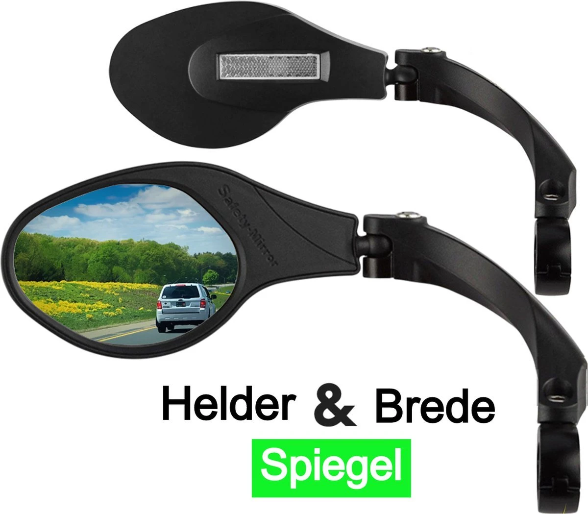 Merkloos Life-X Fietsspiegel – Ebike – 360° Verstelbaar – Links 2 Merkloos Life-X Fietsspiegel – Ebike – 360° Verstelbaar – Links - Afbeelding 2