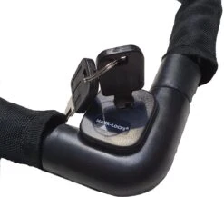 Maxx-Locks Bulls Kettingslot - Solid Pantserslot Uit Gehard Staal - Gebruik Slot Lock Motor Scooter Fiets Motorslot Scooterslot - Alternatief Voor Ketting Ringslot Cijferslot Kabelslot Beugelslot - Lengte 100CM Dikte 8MM - Zwart -Fietsuitrustings Winkel 1200x1054 1