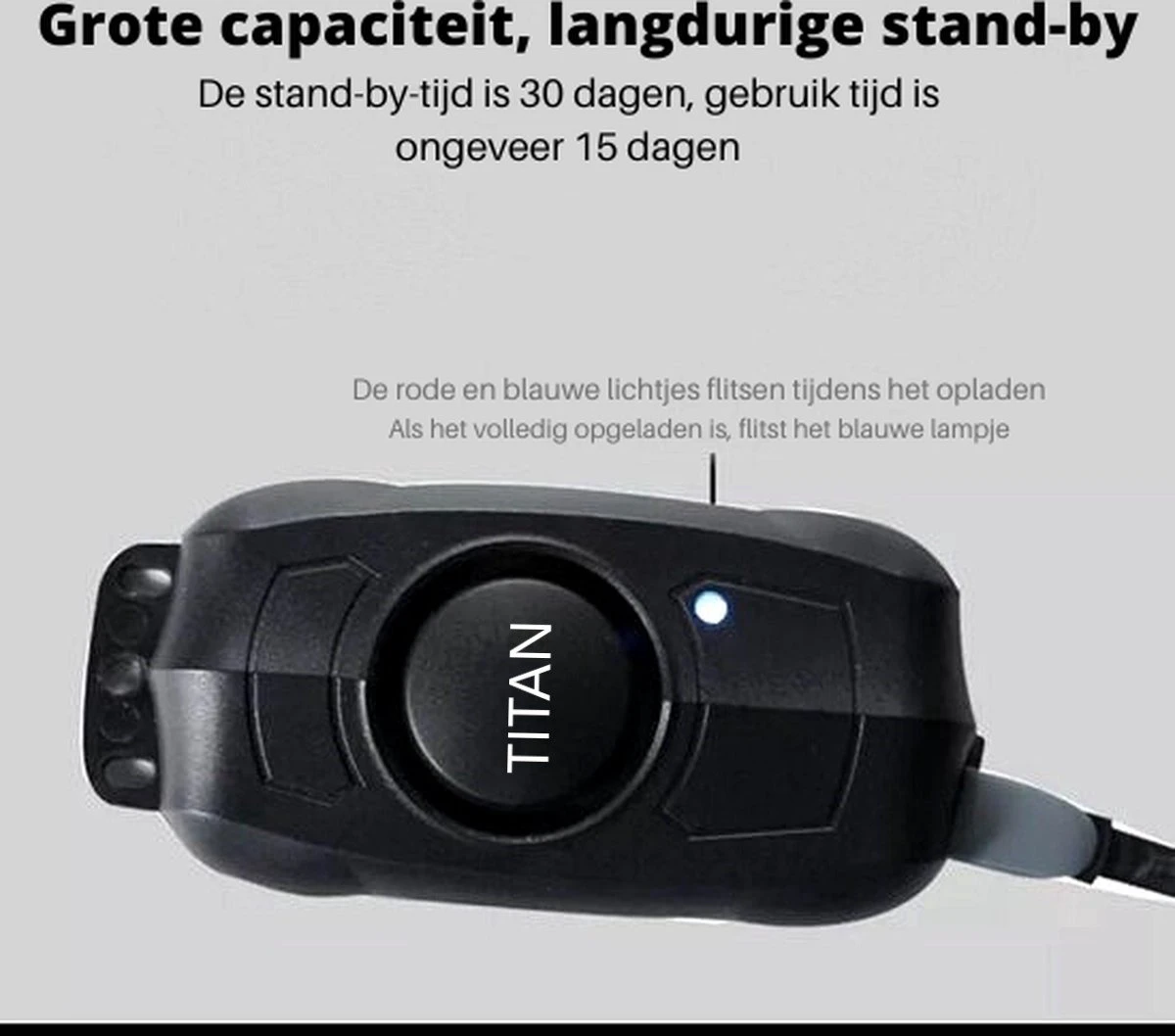 TITAN Fietsalarm - Anti-diefstal - Fietsalarm - Motor Alarm - Alarm Met Afstandsbediening 6 TITAN Fietsalarm - Anti-diefstal - Fietsalarm - Motor Alarm - Alarm Met Afstandsbediening - Afbeelding 6