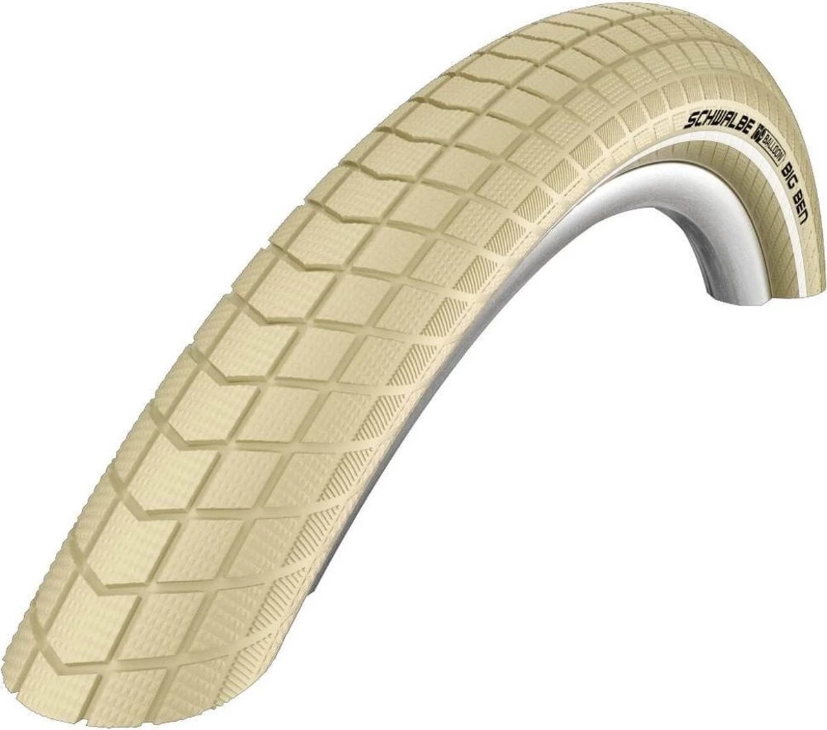 Schwalbe Buitenband - Big Ben K-Guard - 28 Inch X 2.00 - Creme Reflecterend 1 Schwalbe Buitenband - Big Ben K-Guard - 28 Inch X 2.00 - Creme Reflecterend