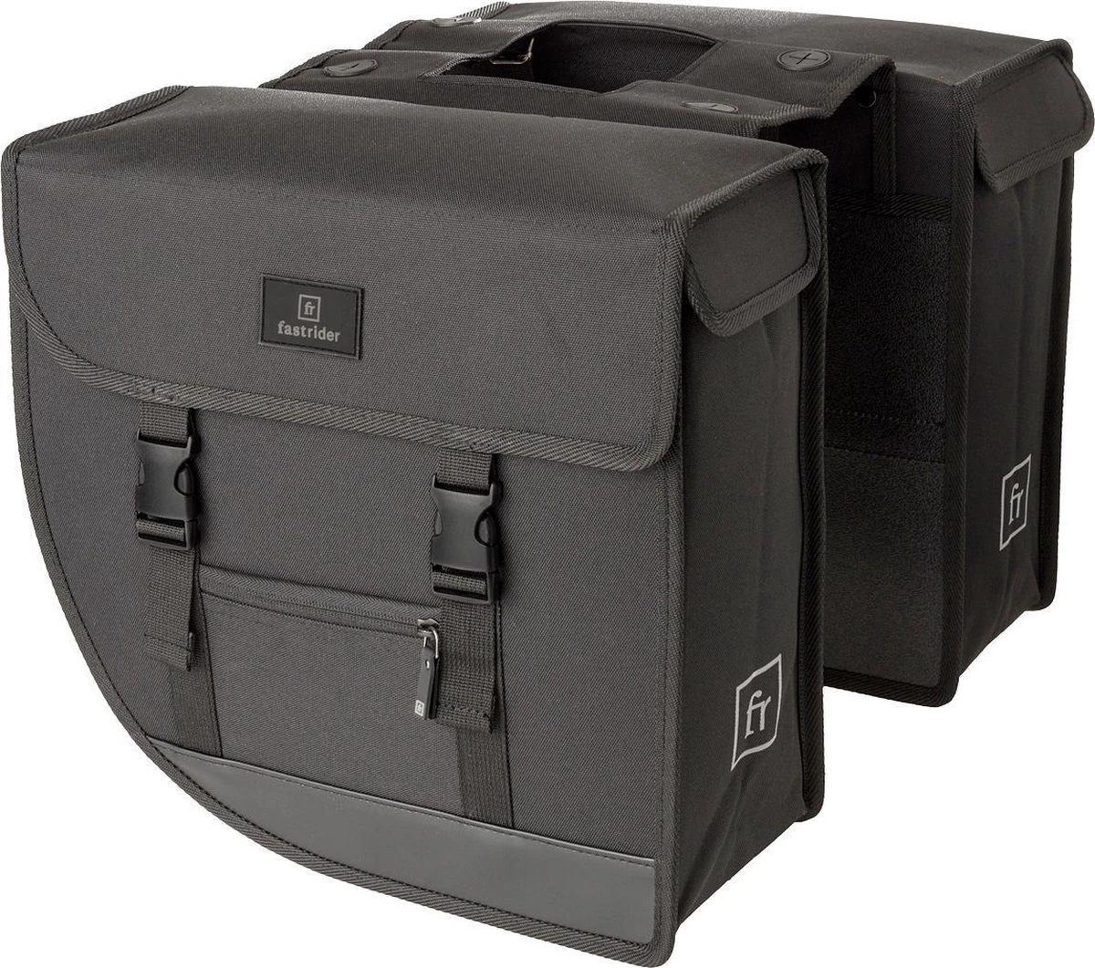 Fastrider Hybrid Large Dubbele Fietstas Grijs - 35L 12 Fastrider Hybrid Large Dubbele Fietstas Grijs - 35L - Afbeelding 12